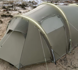 Палатка Naturehike Opalus Si 2-местная, алюминиевый каркас, зеленая