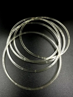 Термокольцо прозрачное для натяжного потолка диаметр 130мм 5 шт