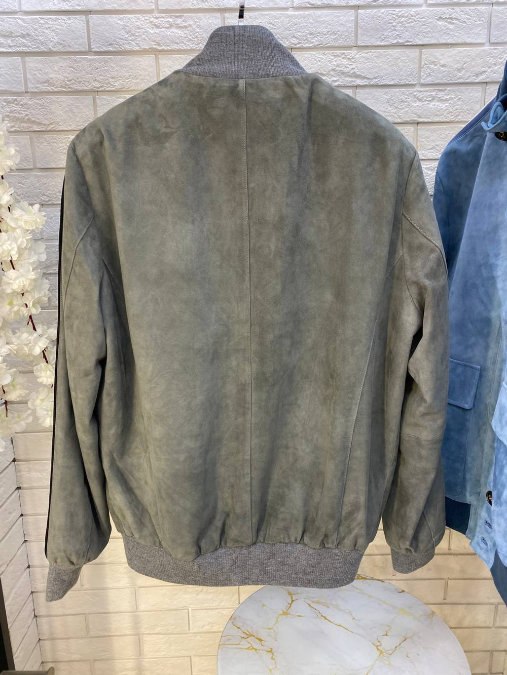 Замшевый бомер Kiton, арт. 463526325