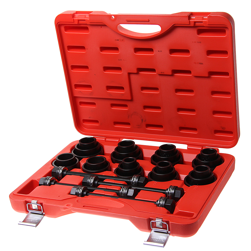 Набор инструментов для демонтажа/монтажа сайлентблоков, подшипников универсальный 29 предметов JTC