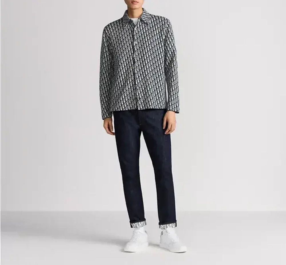 Джинсы Long Slim-Fit Dior Oblique