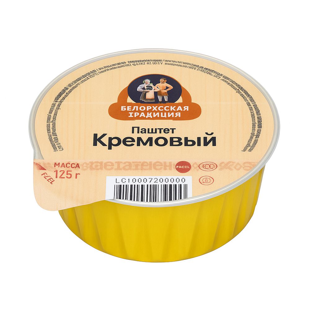 Паштет Белорусская традиция Кремовый 125 гр