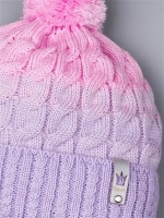 Шапка для девочки осенняя с завязками