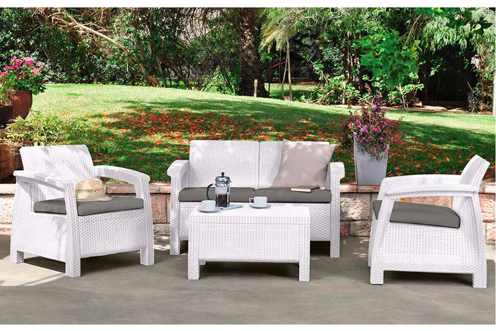 Комплект мебели Corfu Russia Set, белый