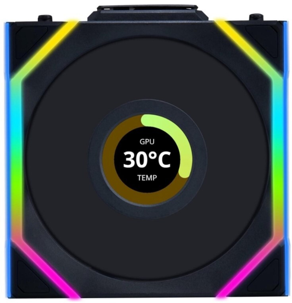 Вентилятор для корпуса Lian Li UNI FAN SL WIRELESS LCD 120 Reverse Blade