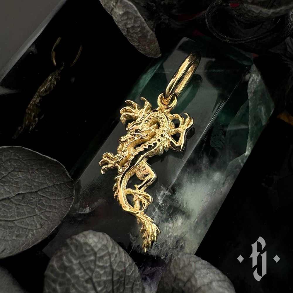 Подвеска &quot;Dragon&quot; - Желтое золото