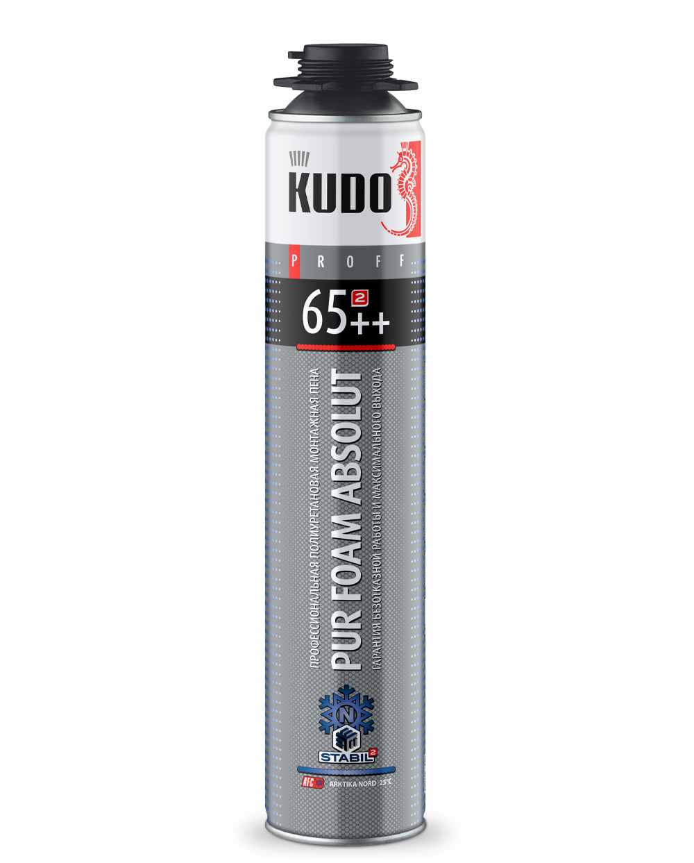 Пена полиуретановая монтажная KUDO PROFF 65++ARKTIKA NORD