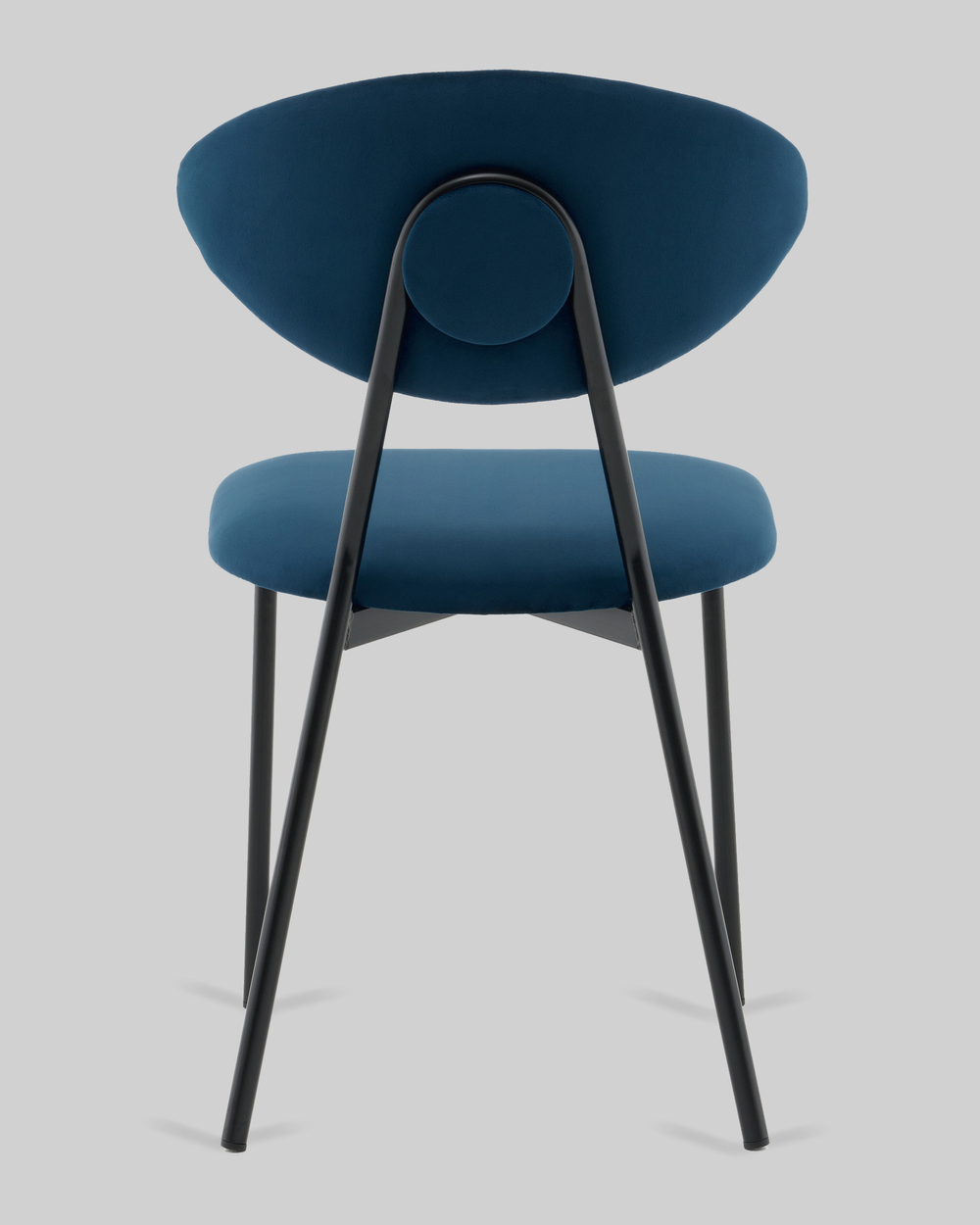 Стул обеденный Квинси велюр синий