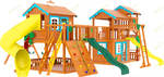 Детская деревянная площадка "Домик 6 Совенок"