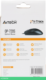 Мышь A4Tech OP-720S Black