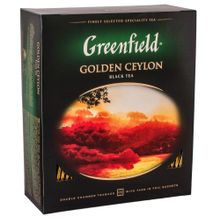 Чай черный Greenfield Golden Ceylon 100 пакетиков