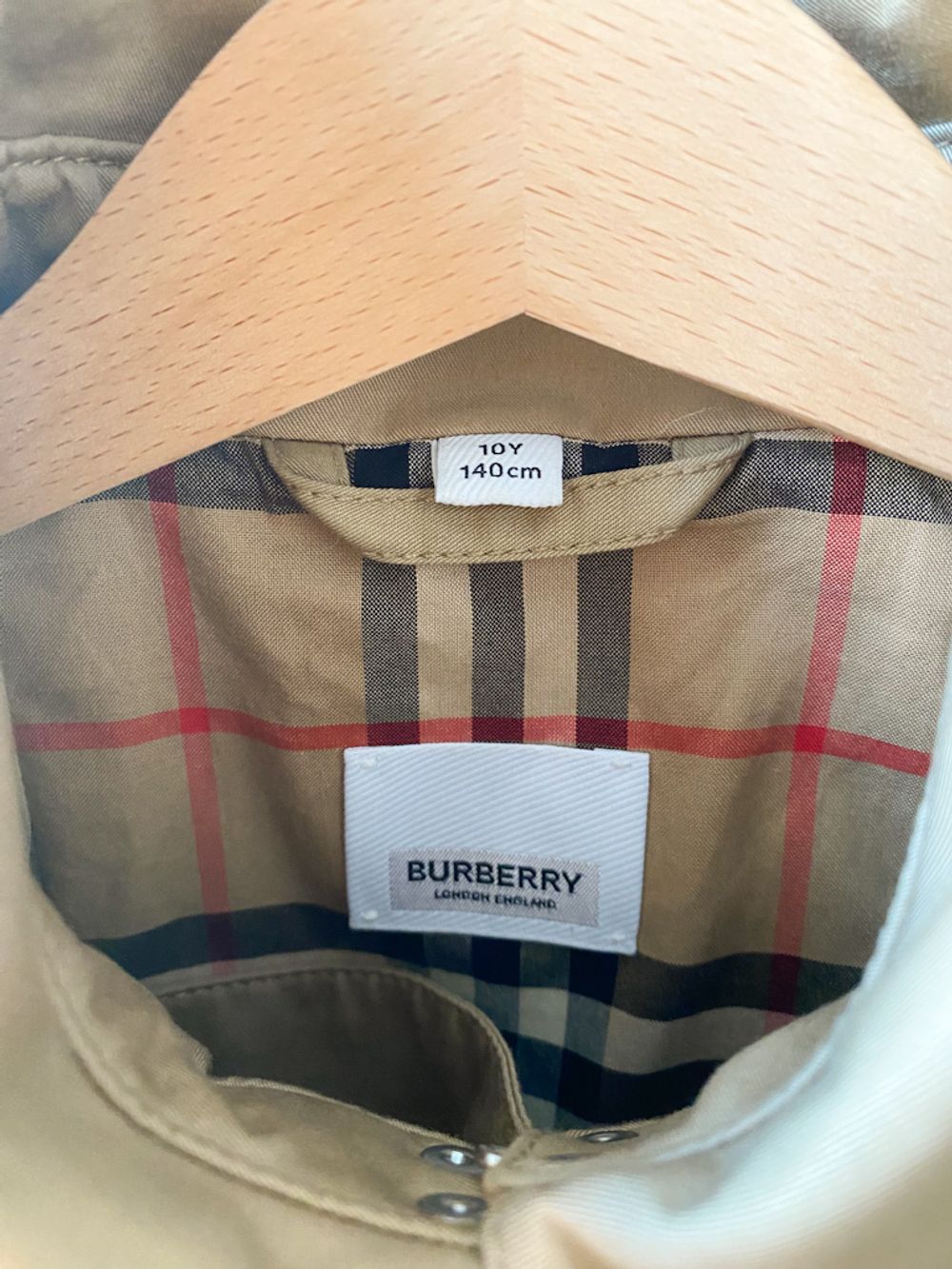 Новый хлопковый трэнч Burberry, 140
