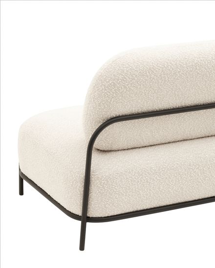 Диван Стоун new ткань букле молочный