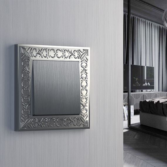 Клавиша для выключателя перекрестного Werkel серебряный рифленый W1119009 4690389158926