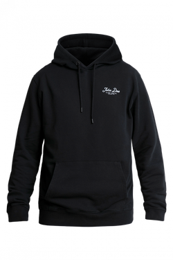 Толстовка Hoodie Lettering Black John Doe
