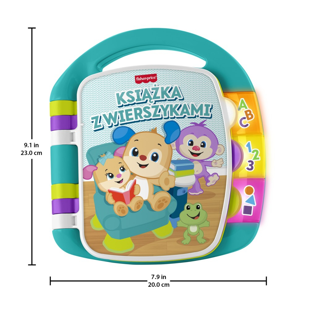 Fisher Price JMM57 — Музыкальная развивающая книжка Fisher-Price со стишками — фото 5
