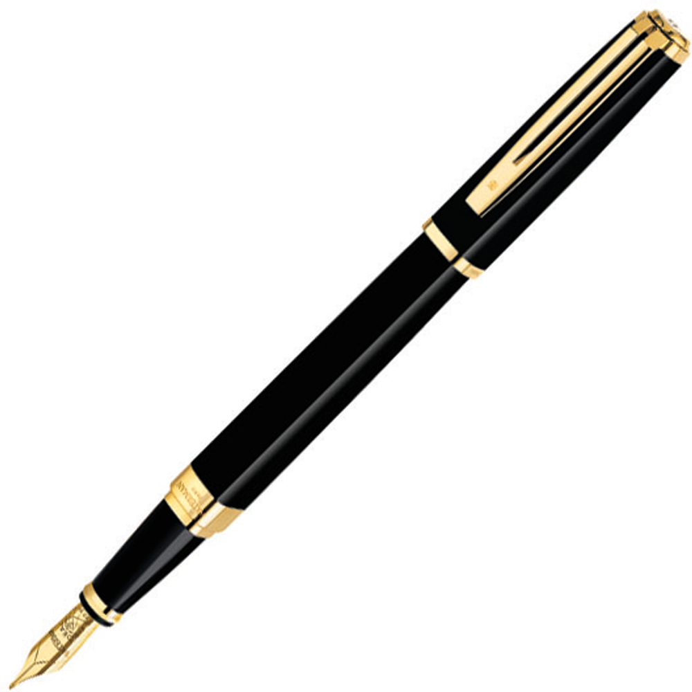 Перьевая ручка Waterman Exception Slim Black GT S0636930 цвет черный с позолотой в подарочной упаковке