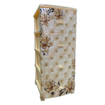 Комод ДЕКОР(моно рис) 4-х Барокко слоновая кость РП-451