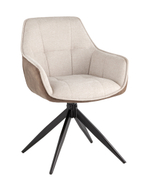 Стул обеденный Alba бежевый спинка экокожа