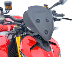 WRS Ветрове стекло Sport Plus Ducati Streetfighter V2 / S (2025-) матовый черный DU043NO