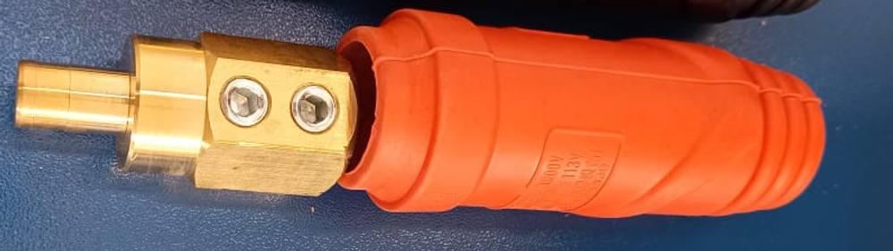 Разъем силовой кабельный красный СКР  для DUAL DWG-500 / / Cable plug red