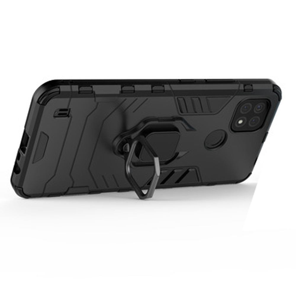 Противоударный чехол с кольцом Panther Case для Realme C21 / C11