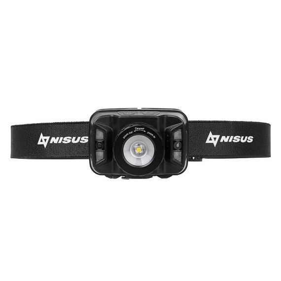 Фонарь налобный сенсорный 380 LM, IP44, USB (N-FN-HL18) NISUS