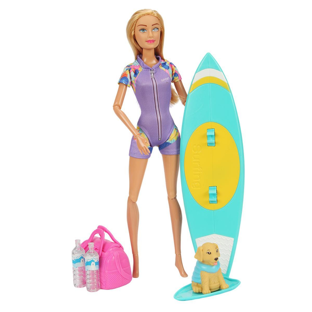 Кукла тип Модель Defa Lucy "Катание на сёрфинге" 26 см, аксесс. коробка (8471) (Defa Lusy)