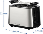 Тостер Russell Hobbs 27390-56 сталь/черный