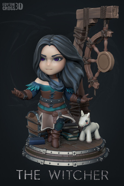 Witcher Yennefer Йеннифэр Ведьмак Chibi Funko POP Коллекционная Фигурка Аниме