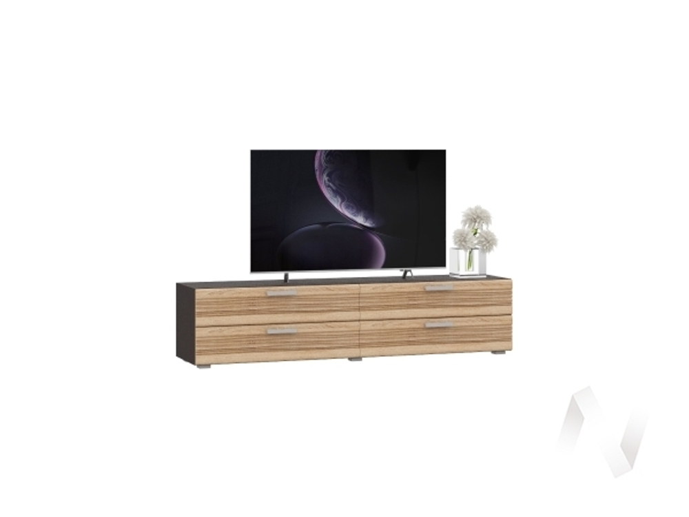 Тумба ТВ ТБ-002 Гостиная Асти (венге/дуб сонома)