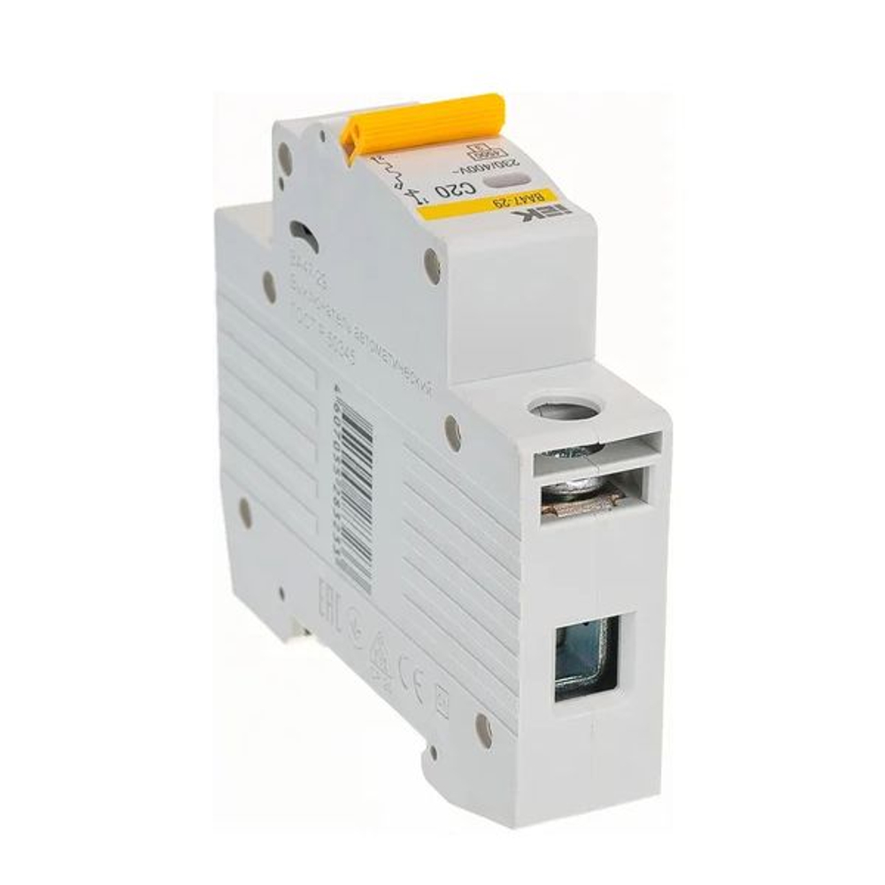 Выключатель автоматический модульный 1п C 20А 4.5кА ВА47-29 KARAT IEK MVA20-1-020-C
