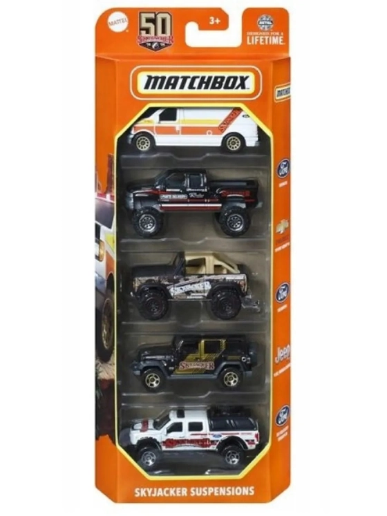 Набор машинок Matchbox 5 шт Skyjacker Suspensions C1817