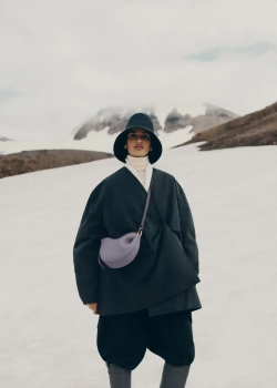 POLENE СУМКА TONCA, ЛИЛОВЫЙ