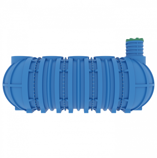 Емкость  подземная для питьевой воды Мультпласт B25 25000 л. горизонтальная (6770x2400x2400см;910кг;синий) - арт.555434.42