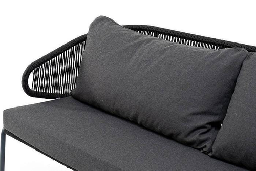 "Милан" диван 3-местный плетеный из роупа