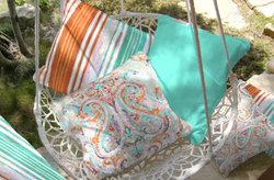 Рогожка Cotonelo Cachemire (Котонело Кашемир) B 07 Orange