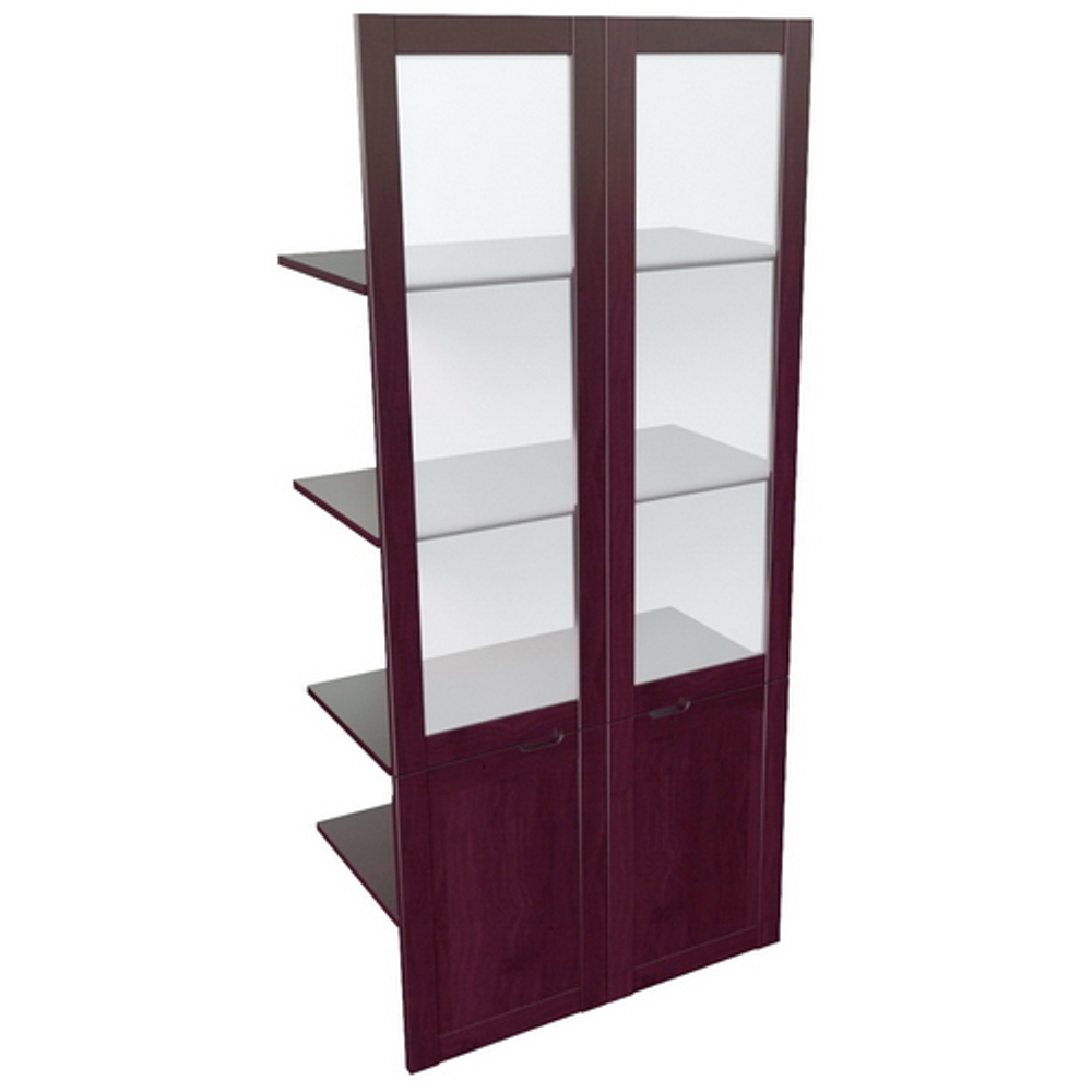 Наполнение высокого шкафа со стеклом СОРБОННА