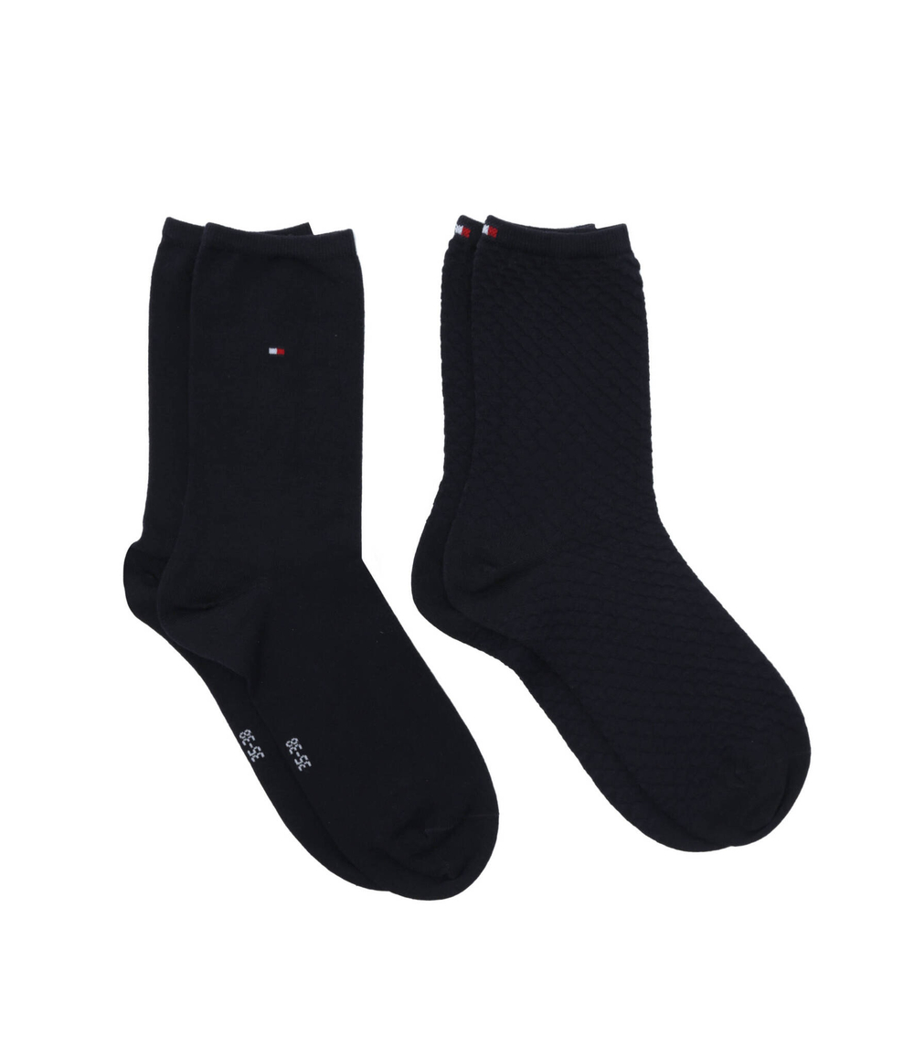 Носки 2 пары TH WOMEN SOCK 2P CF2Y Tommy Hilfiger - темно-синий(701227563)