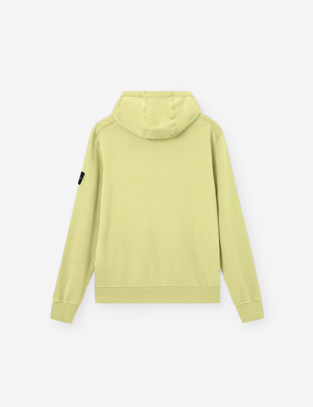 Stone Island Compass Cotton Jersey Hoodie Lead Sage Green