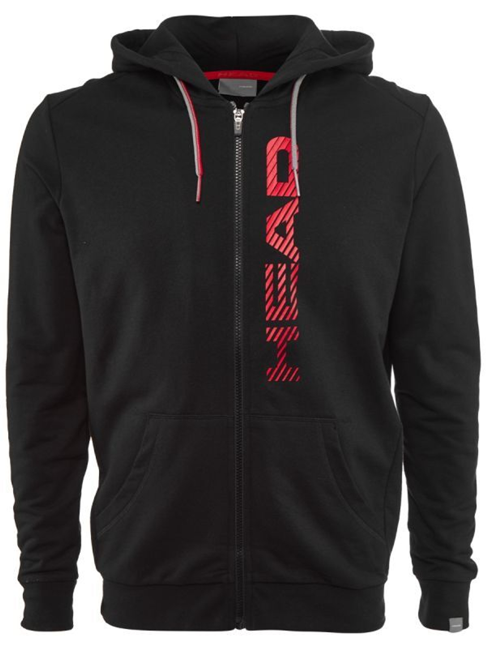 Мужская теннисная кофта Head Club Fynn Hoodie FZ M - black/red