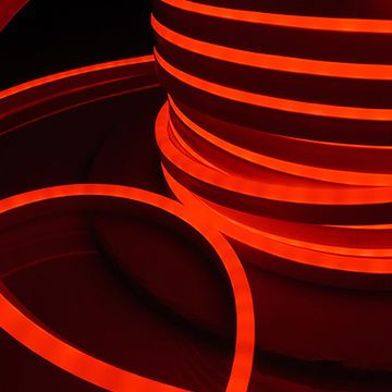 Светодиодный гибкий неон LS001 220V 9.6W 120Led 2835 IP67 односторонний красный 100м Elektrostandard