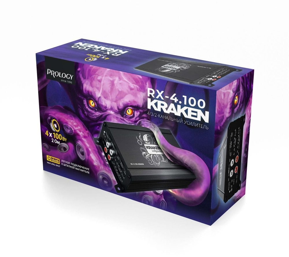 Усилитель мощности PROLOGY RX-4.100 KRAKEN