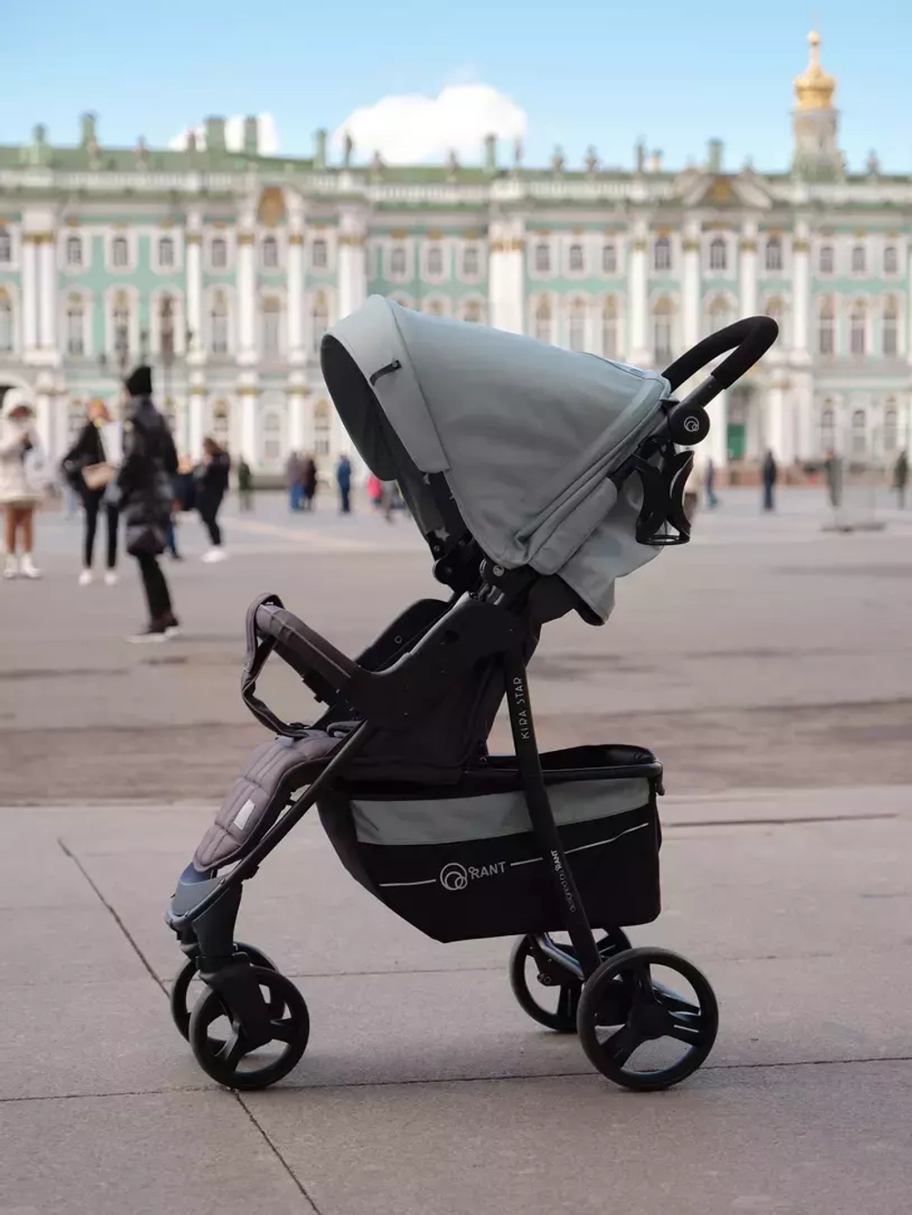 Коляска детская "KIRA STAR" RA055 Ocean Green 2022