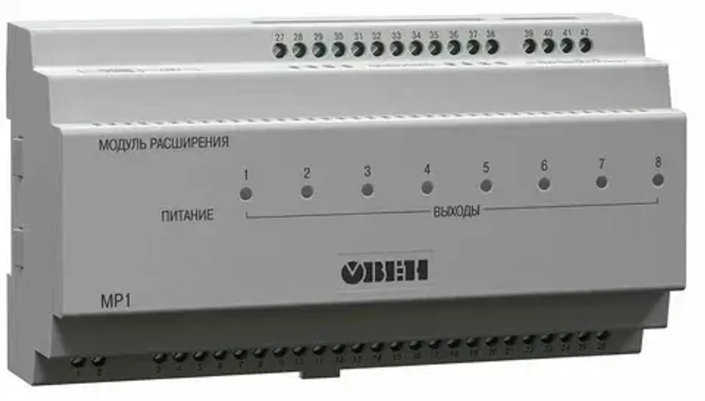 Модуль расширения выходных элементов МР1-Р на DIN 157×86×58 мм IP20 арт:42795