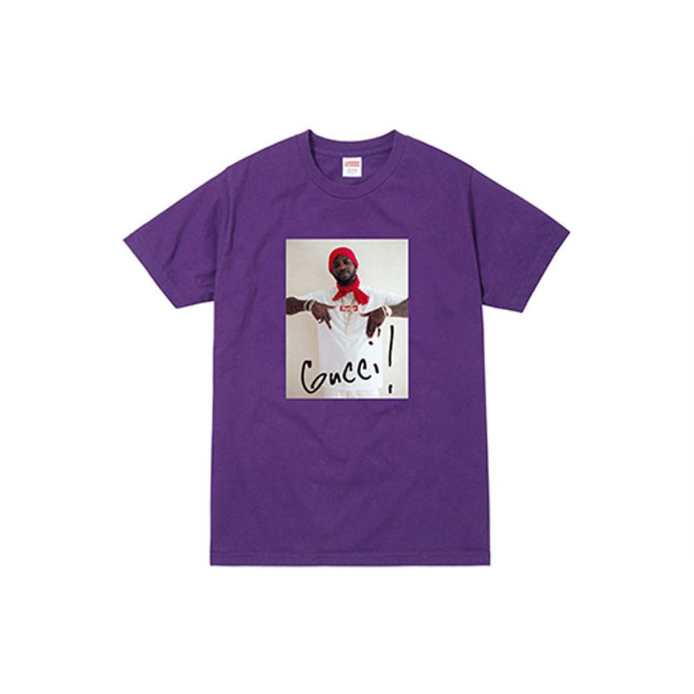 Supreme FW16 Gucci Mane Tee Purple T