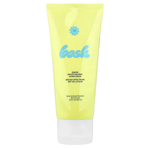 Bask Suncare, прозрачный увлажняющий солнцезащитный лосьон, SPF 30, 100 мл (3,4 жидк. унции)