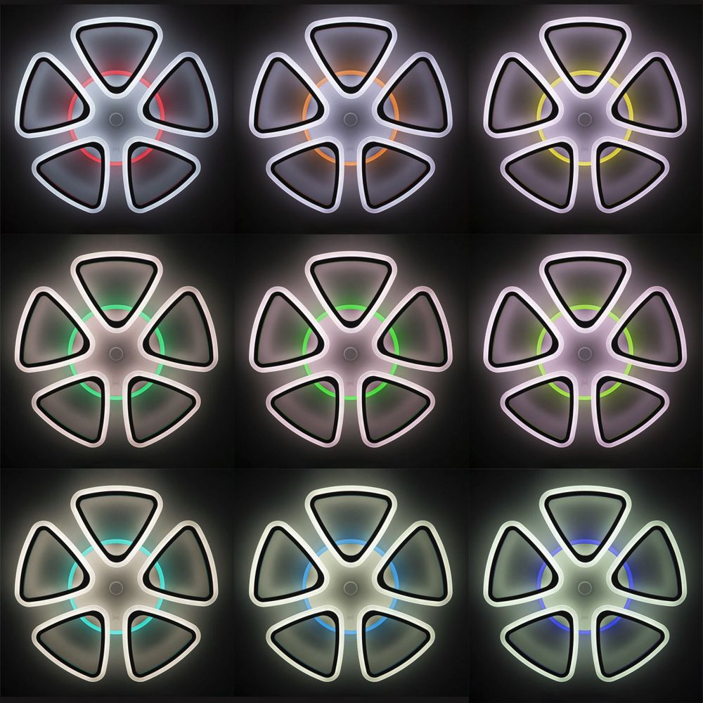 Citilux Мальта Смарт CL234A250E RGB Умная люстра Белая