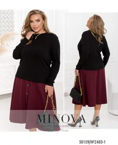 Водолазка 2403-1-черный Minova