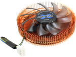 Кулер для проц ZALMAN CNPS2X 4пин, 775/1155/AM2/AM3/FM1, 17.4-22.7дБ, 1500-2600 об/мин, Cu+Al+т.тр.